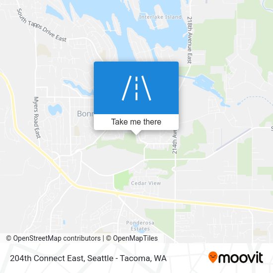 204th Connect East map