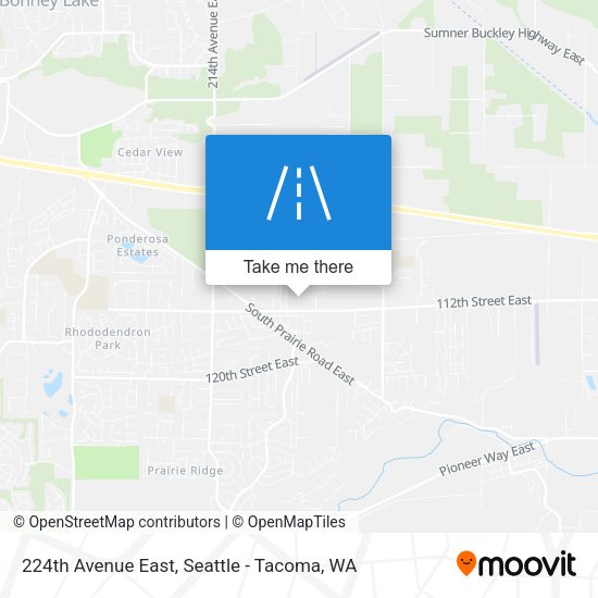 Mapa de 224th Avenue East