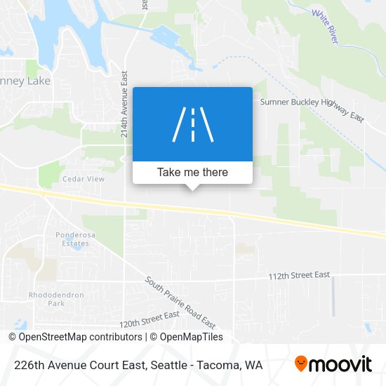 226th Avenue Court East map