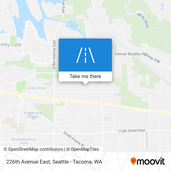 226th Avenue East map