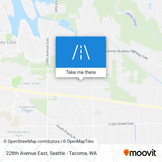 Mapa de 228th Avenue East