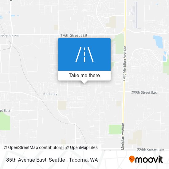 85th Avenue East map