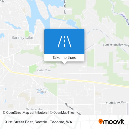 Mapa de 91st Street East