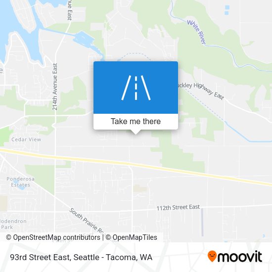 93rd Street East map