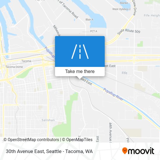 30th Avenue East map