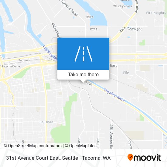 31st Avenue Court East map