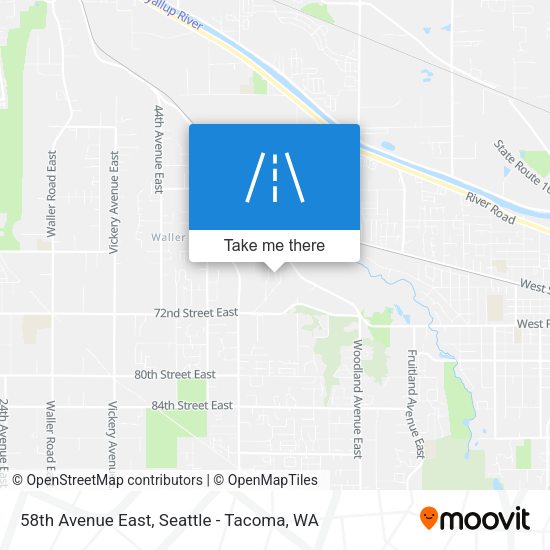 Mapa de 58th Avenue East