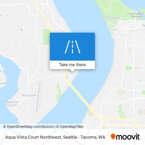 Aqua Vista Court Northwest map