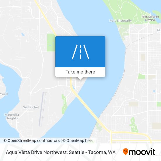 Mapa de Aqua Vista Drive Northwest