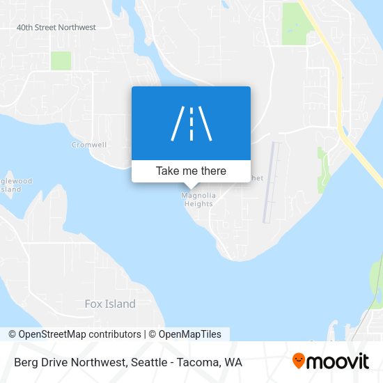 Mapa de Berg Drive Northwest
