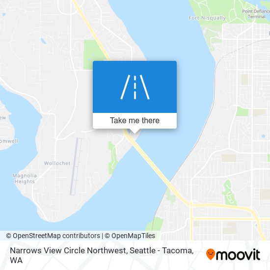 Mapa de Narrows View Circle Northwest