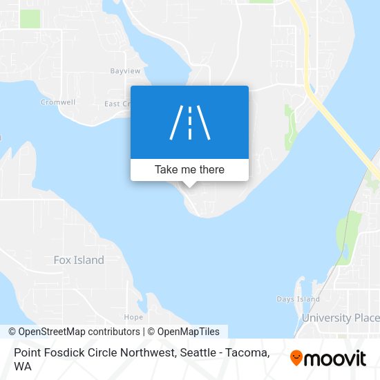 Mapa de Point Fosdick Circle Northwest