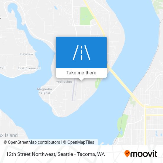 Mapa de 12th Street Northwest