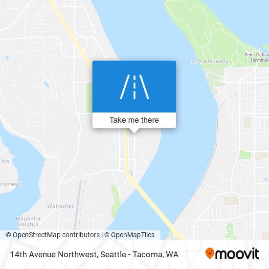 Mapa de 14th Avenue Northwest