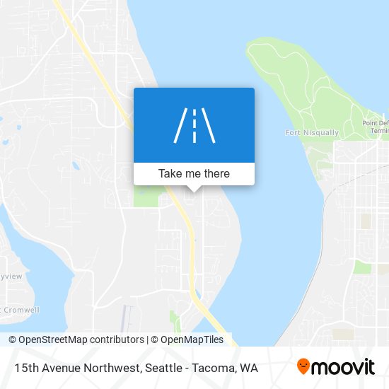 15th Avenue Northwest map
