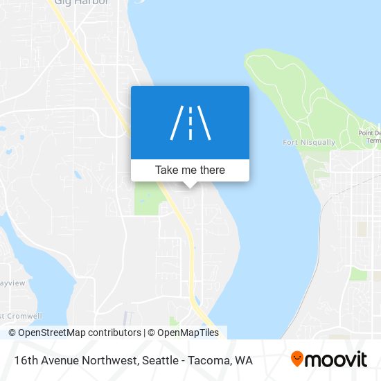Mapa de 16th Avenue Northwest