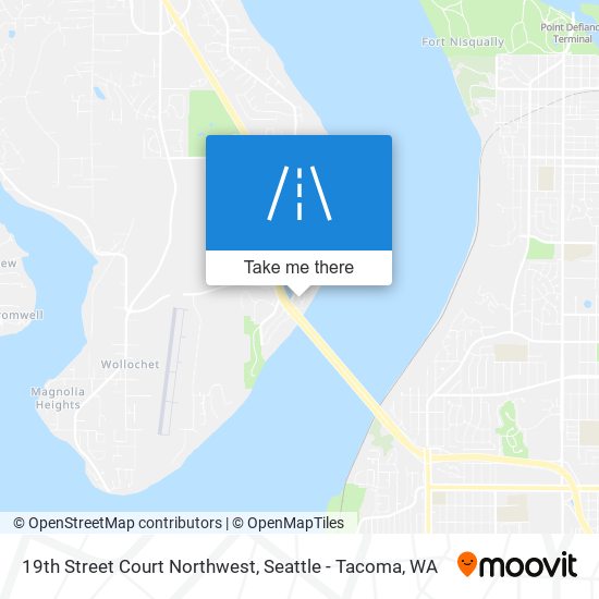 19th Street Court Northwest map