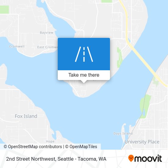 Mapa de 2nd Street Northwest