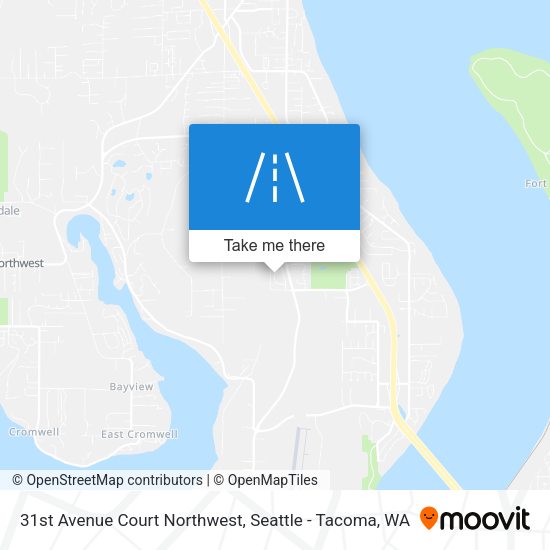 Mapa de 31st Avenue Court Northwest