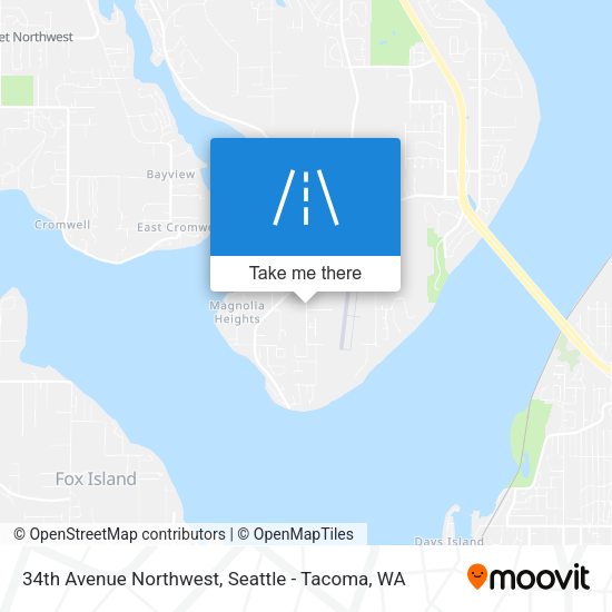 Mapa de 34th Avenue Northwest