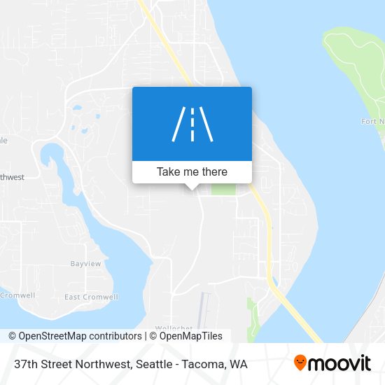 Mapa de 37th Street Northwest