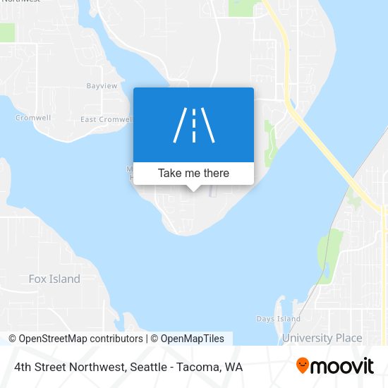 Mapa de 4th Street Northwest