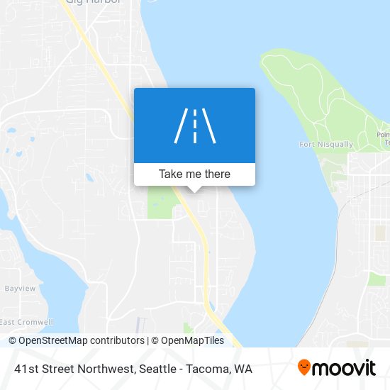Mapa de 41st Street Northwest