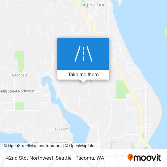 42nd Stct Northwest map