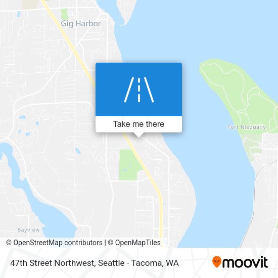 Mapa de 47th Street Northwest