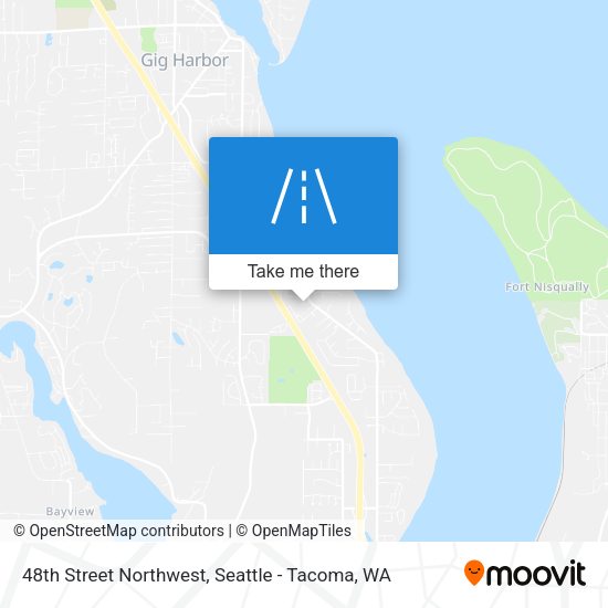 48th Street Northwest map