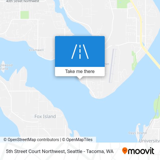 Mapa de 5th Street Court Northwest