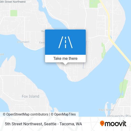 5th Street Northwest map