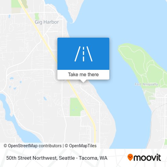 50th Street Northwest map