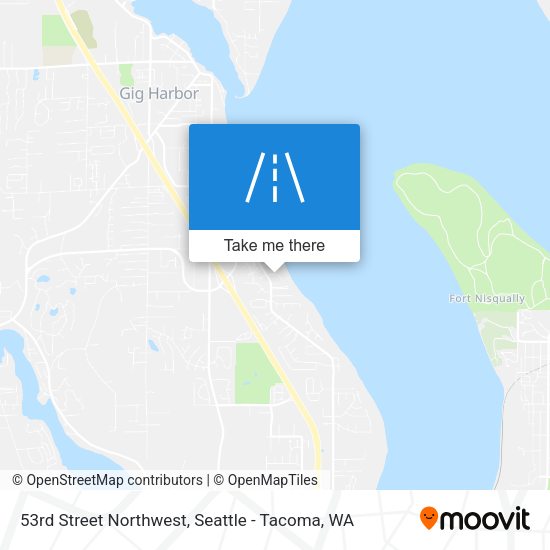 Mapa de 53rd Street Northwest