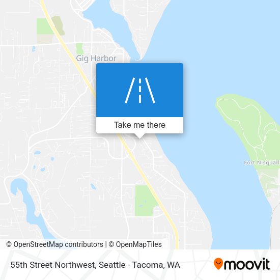 Mapa de 55th Street Northwest