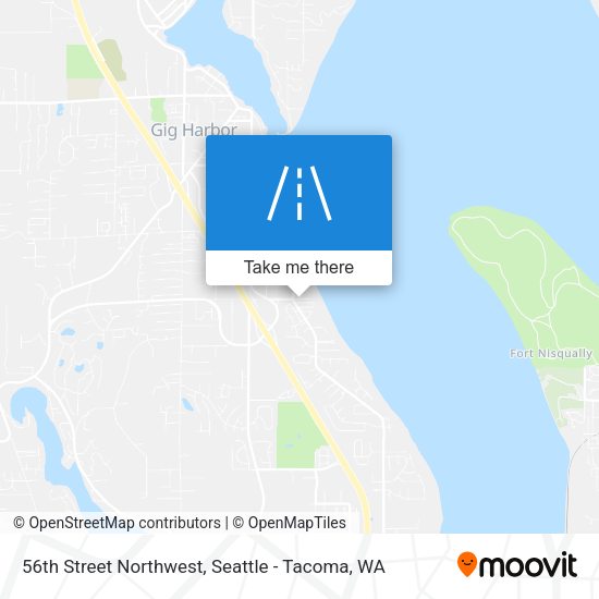 Mapa de 56th Street Northwest
