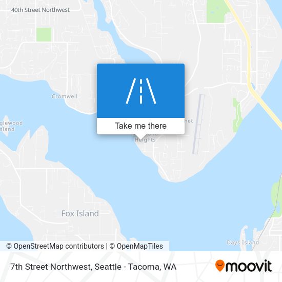 7th Street Northwest map