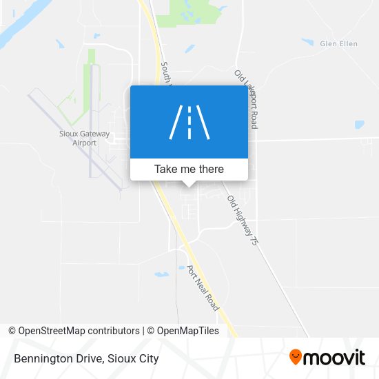 Mapa de Bennington Drive