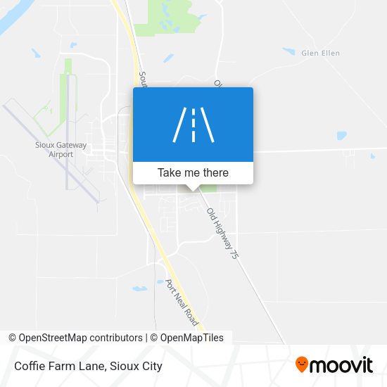 Coffie Farm Lane map