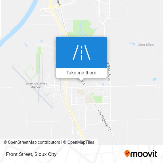 Mapa de Front Street
