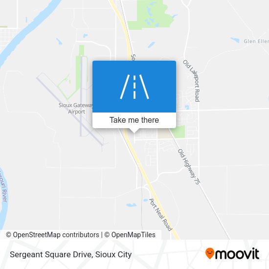 Mapa de Sergeant Square Drive
