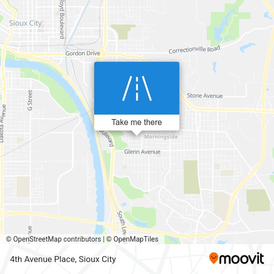 4th Avenue Place map