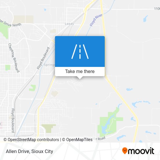 Mapa de Allen Drive