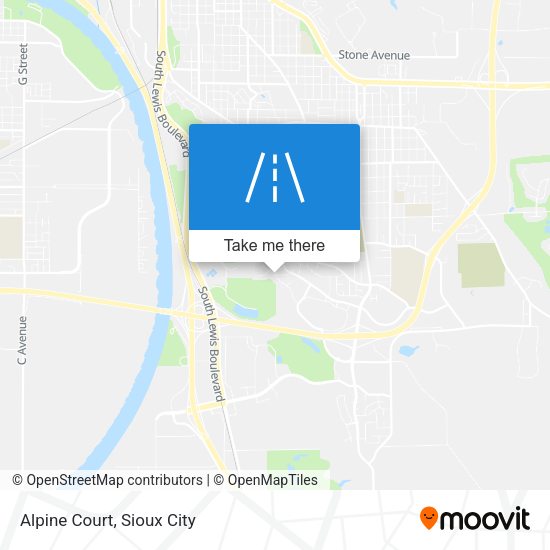 Mapa de Alpine Court