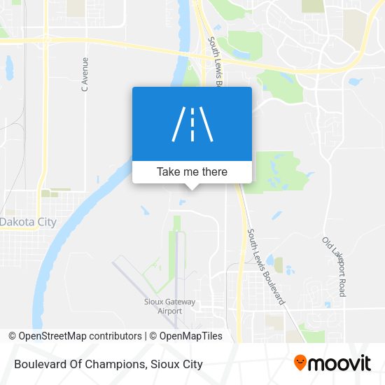 Boulevard Of Champions map