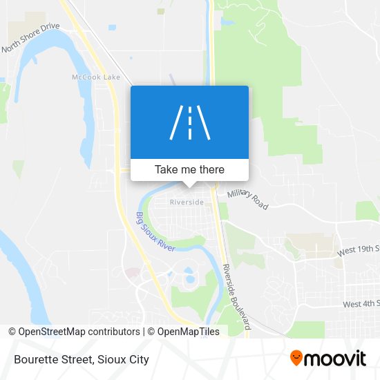 Bourette Street map
