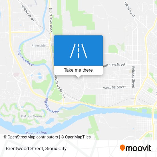 Brentwood Street map