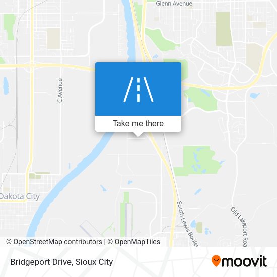 Bridgeport Drive map