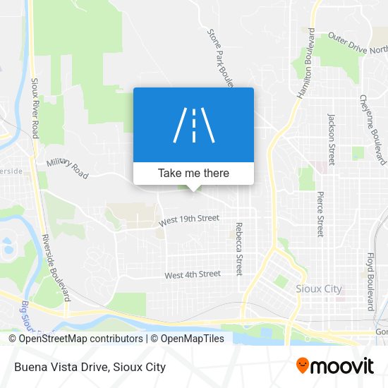 Mapa de Buena Vista Drive