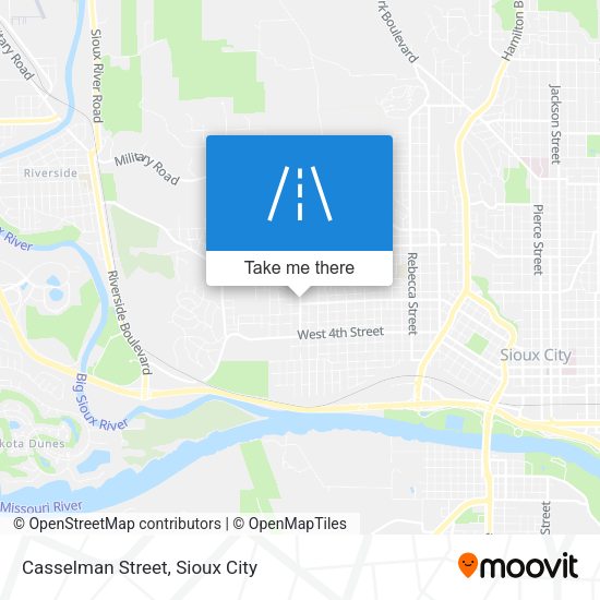 Casselman Street map